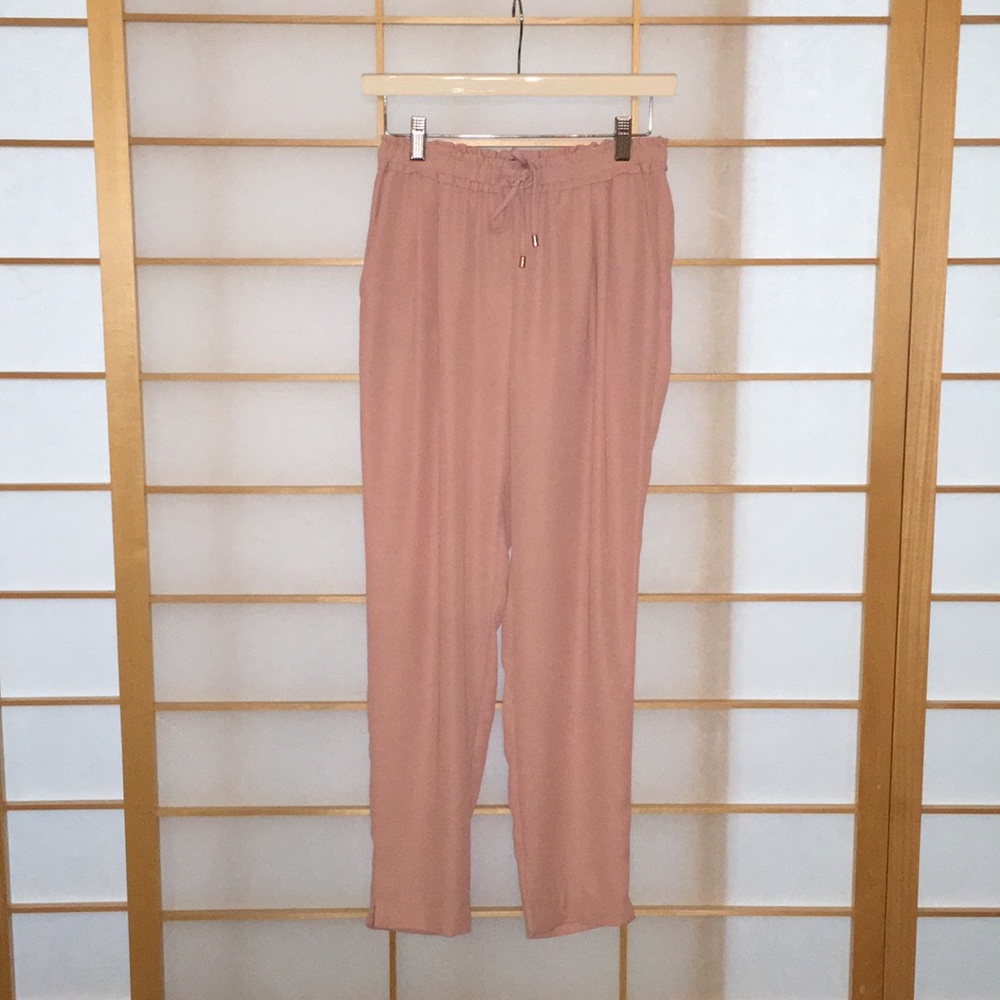 ZARA Basic Dress Tapered Flowy Pants